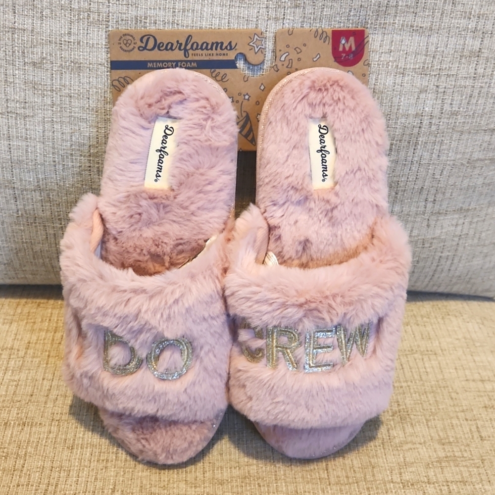 NWT Bridesmaid Dearfoams Slippers